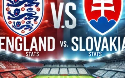 England National Football Team vs. Slovakia National Football Team Stats