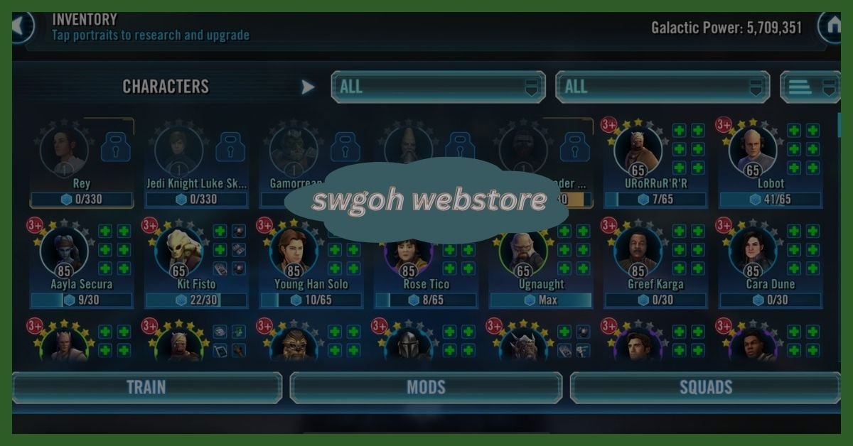 swgoh webstore